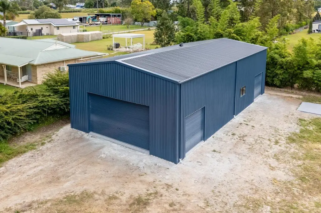Epoxy Floor Workshop Shed in Forestdale