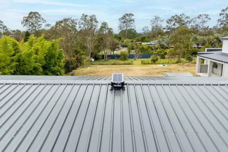 Solar Ark vent on workshop shed roof in Forestdale for heat control and airflow